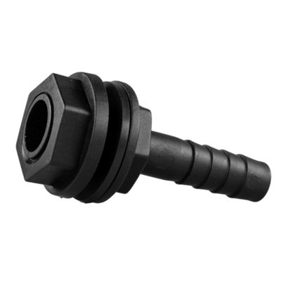 1/2" barb Water butt /rain barrel/water storage tank barbed hosetail for overflow/outlet - 6