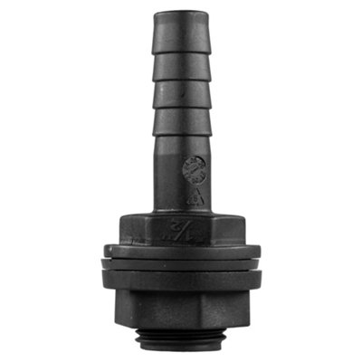 1/2" barb Water butt /rain barrel/water storage tank barbed hosetail for overflow/outlet - 7