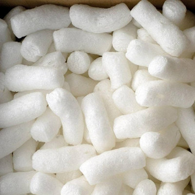 1/2 Cubic ft Packing Peanuts Biodegradable Eco Flo Protective Postal Packaging Void Filler
