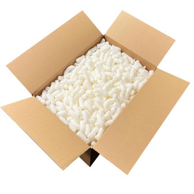 1/2 Cubic ft Packing Peanuts Biodegradable Eco Flo Protective Postal Packaging Void Filler