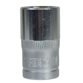 1/2" Drive 15mm Metric Super Lock Shallow 6-Sided Single Hex Socket Bergen