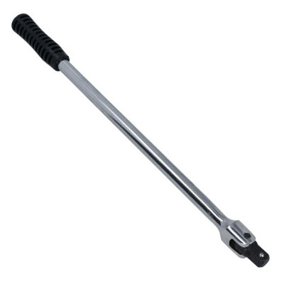 Knarrenverlängerung 1/2 Zoll Antrieb, 455 Mm Lang – Mit Gummi-Griff & Schwenkkopf