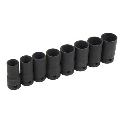 1/2" Drive Lug Nut Driver Wheel Lock Remover 8pc Socket Set Thin Wall (CT4021)