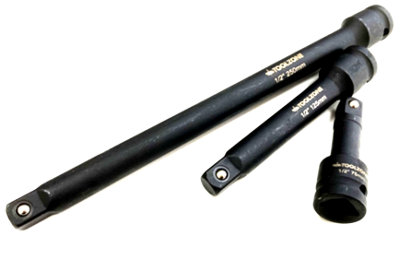 Neilsen 3pc 3/4" Drive Impact Extension Bar Set – Extra Long: 4", 6", 10" – Metric CT4350