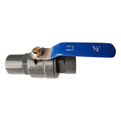 1/2 Inch BSP Female Stopcock Polypropylene Ball Valve Lever Handle ...