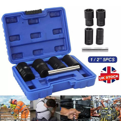 1/2 inch Locking Wheel Nut Remover Stud Bolt Impact Twist Socket ...