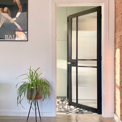 1/2 Inch Reeded Glass Window Film (L)1m (W)500mm