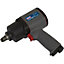 1/2 Inch Sq Drive Composite Air Impact Wrench - Twin Hammer - Handle Exhaust