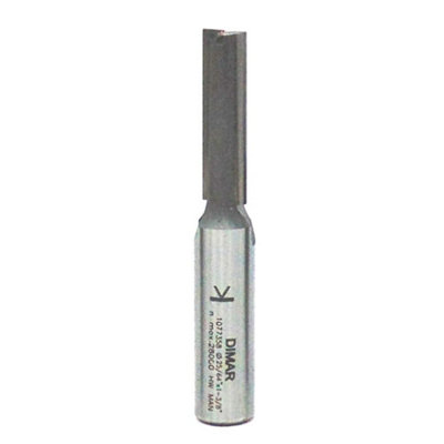 1/2" Shank 10mm Straight Two Flute Cutter Dimar 1077358