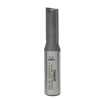 1/2" Shank 12mm Straight Two Flute Cutter Dimar 1077468