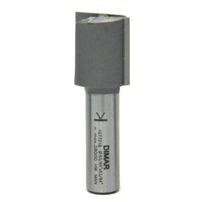 1/2" Shank 25mm Straight Two Flute Cutter Dimar 1077218