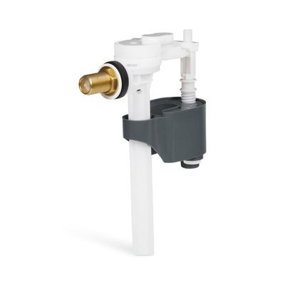 1/2" Side Feed Toilet Fill Valve WRAS Approved Side Entry Toilet Cistern Fill Valve Adjustable Inlet Valve Brass Tail