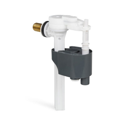 1/2" Side Feed Toilet Fill Valve WRAS Approved Side Entry Toilet Cistern Fill Valve Adjustable Inlet Valve Brass Tail