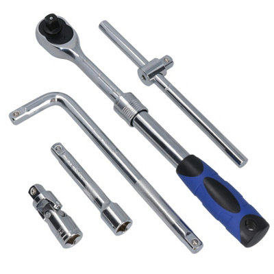 1/2in. Drive 25pc Metric Shallow Socket and Accessory Set 10mm - 32mm