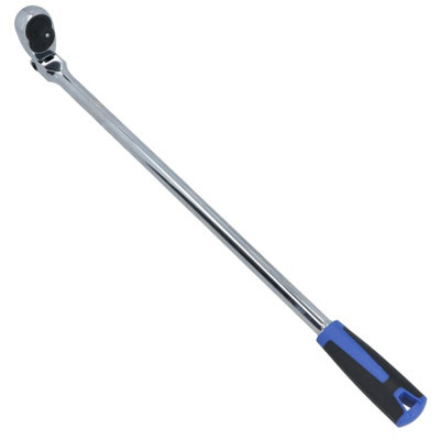 1/2in. Drive Extra Long Flexible Headed Ratchet Socket Driver 600mm 72 ...