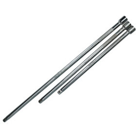 1/2in Long Extension Bars 15/18/24in Socket Long Reach Knurl Grip Extender