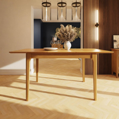 1.2M Extending Natural Oak Dining Table