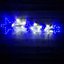 1.2m LED Rope Light 7 Star Silhouette Christmas Decoration in Cool White & Blue