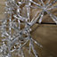 1.2m Premier Silver Starburst Christmas Snowflake 960 White LEDs