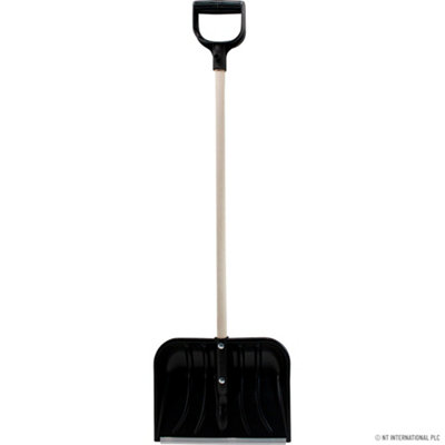 1.2M Snow Shovel Pusher Scooper Garden Scraper Spade Winter 120Cm Metal New