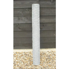 1.2m tall Wire Mesh Galvanised Chicken Wire Fencing 25mm - 25m Roll