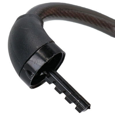 1.2m x 12mm Combination Bike Lock + Mounting Bracket Security PVC Coating - 3