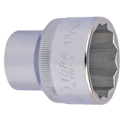 1.3/16" 1/2" Square Drive Elora Bi-Hexagon Socket 24509