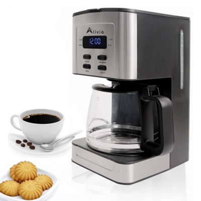 1.3L Coffee Maker - 24H Progammable Timer