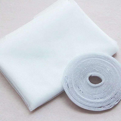 1.3m x 1.5m Mosquito Net for Windows - Window Insect Mosquito Screen Mesh Netting with 1 Roll Self-Adhesive Tape - 5