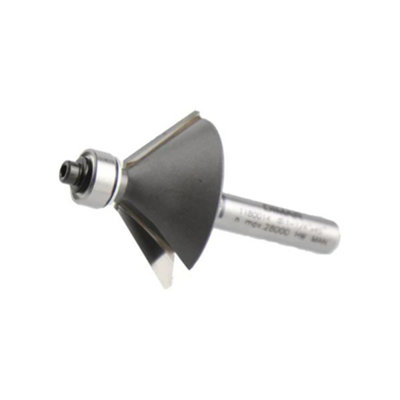 1/4" Bearing guided Chamfer Cutter 31.8mm Dia x 12mm Depth Dimar 1180014