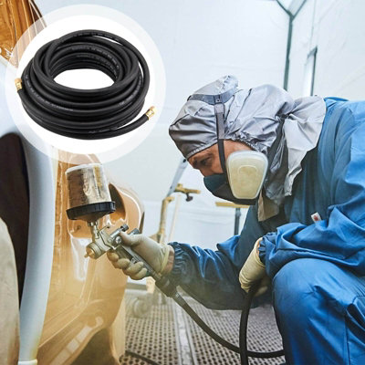 1/4 ''BSP 9.5mm Bore Auto Heavy Duty Rubber Air Compressor Hose Line ...