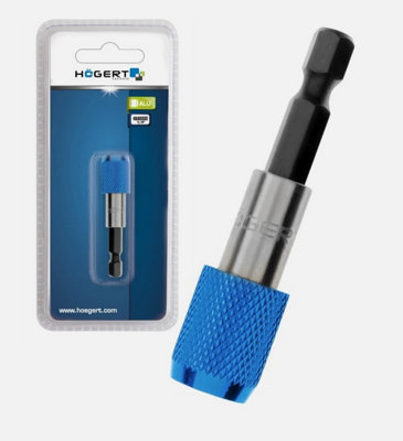 1/4" Hex Magnetic Bit Holder Quick Change Screwdriver Extension 60mm S2 ...
