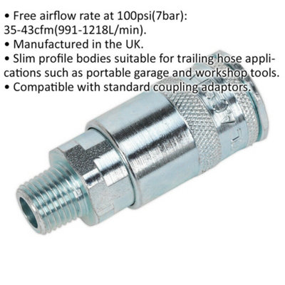 1/4 BSP Mini In Line Oiler Lubricator, Massieve Metalen Constructie met