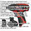 1/4 Inch Hex Drive Cordless Impact Driver - 2 x 12 V Li-on Batteries Included