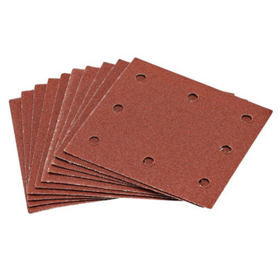 1/4 Sanding Sheets, 105 x 115mm, 80 Grit