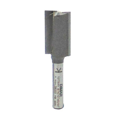 1/4" Shank 15mm Straight Two Flute Cutter Dimar 1077644