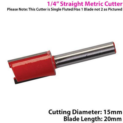 15mm router outlet bit