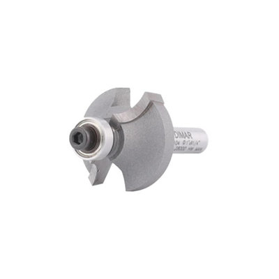1/4" Shank 25.4mm Ovolo Cutter 6.35mm Radius Dimar 1190104