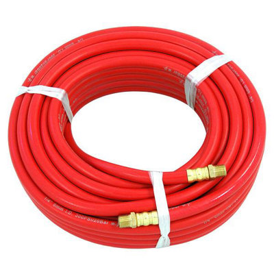 1/4" X 50ft Rubber Air Line Hose (for Compressor, Spray Gun etc) 900psi Air Tools (CT1910)