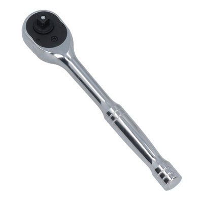 1/4in Drive Ratchet Socket Driver Quick Release 72 Teeth Total Length 125mm