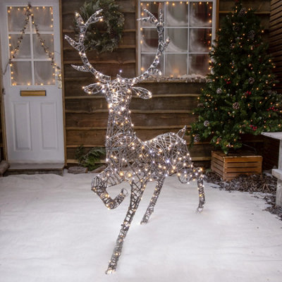 Outdoor 2024 reindeer lights