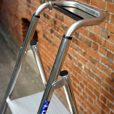 1.4m MAX Stability 6 Tread Aluminium Step Ladder with Anti-Slip Design for DIY Projects