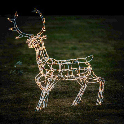 White wire christmas sale tree