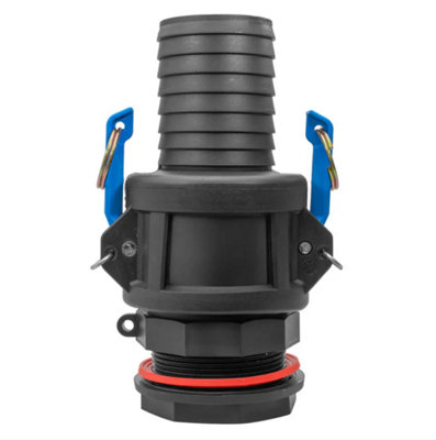 1.5 Camlock Male Water Butt Connector with Hose Tail IBC Tank Adapter ...