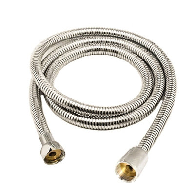 1.5 M Long Shower Bathroom Plumbing Shower Hose Stainless Steel Chrome Pipe Flexi Price Comparisons | Compare The Build