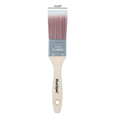 1.5 Synthetic Paint Brush Painting + Decorating Brushes With Wooden Handle 6pk