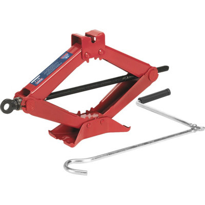 1.5 Tonne 1500KG Heavy Duty Scissor Jack & Handle - Smooth Car Vehicle Thread - 5