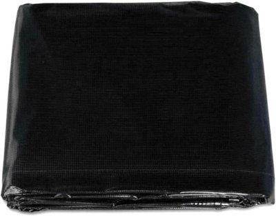 1.5 x 2 m Heavy-Duty Tarpaulin Cover - Black 235GSM - Waterproof - 8