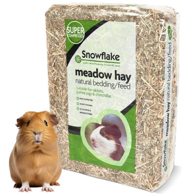 1.5kg (1 Bag) Fresh Natural Premium Dried Meadow Hay Grass Great For Small Animals