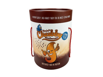 1.5Kg Tub of Chubby Dried Mealworms